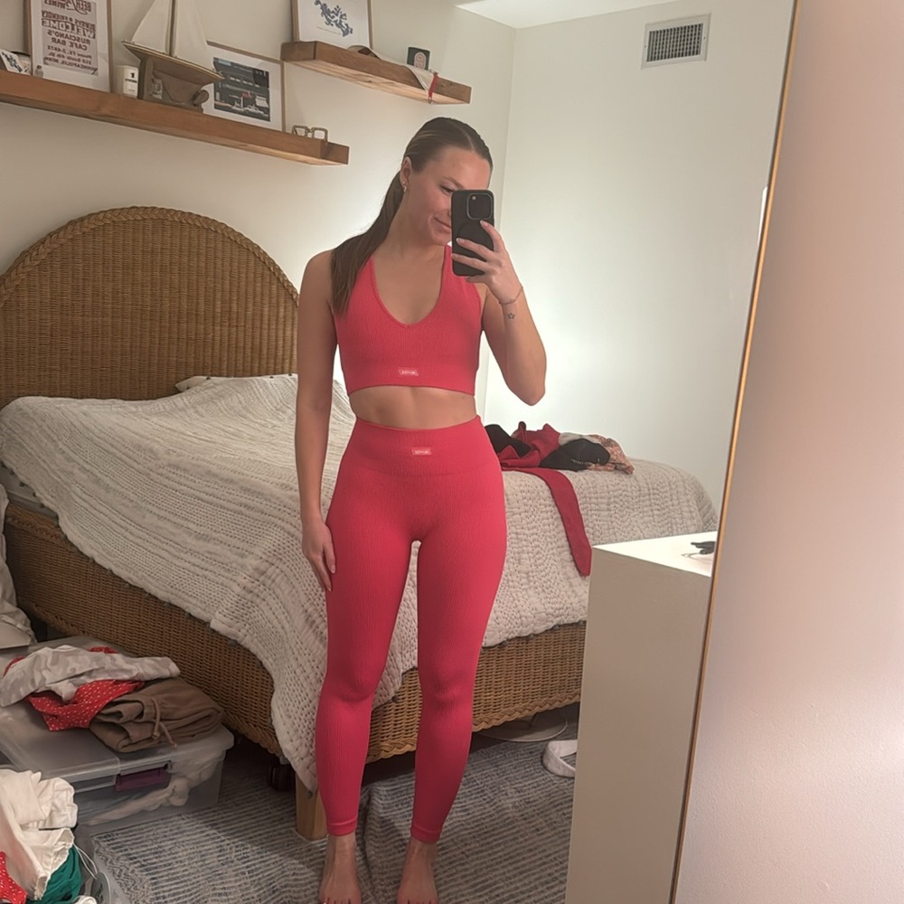 Women's Pink Leggings Set